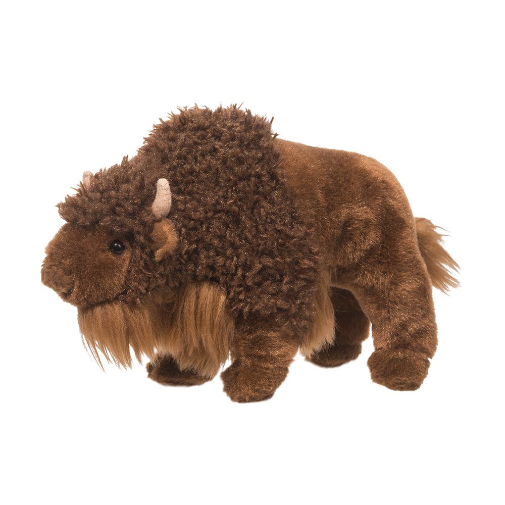 Plush toy of a buffalo