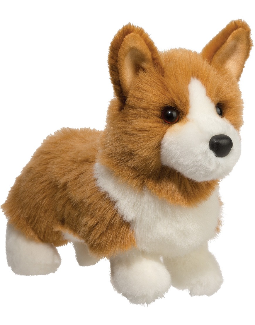 realistic stuffed corgi