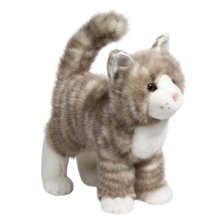 Zipper Gray Tabby Cat - Douglas Toys