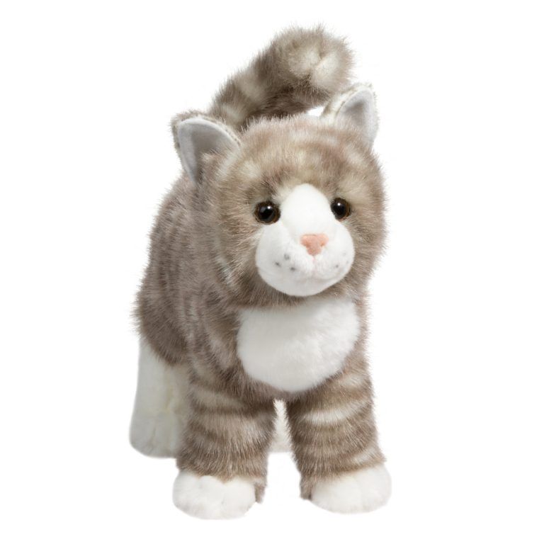 Zipper Gray Tabby Cat - Douglas Toys