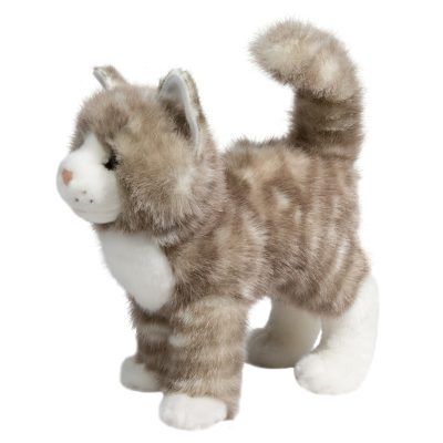 Zipper Gray Tabby Cat - Douglas Toys