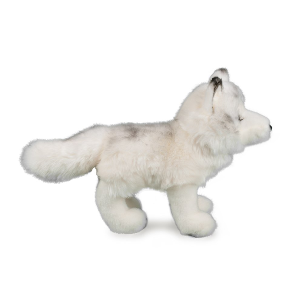 Douglas Snow Queen ARCTIC FOX Plush Toy 10" High 16" Long Stuffed Animal Wolf 