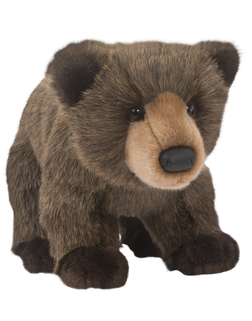 grizzly bear stuffed animal large