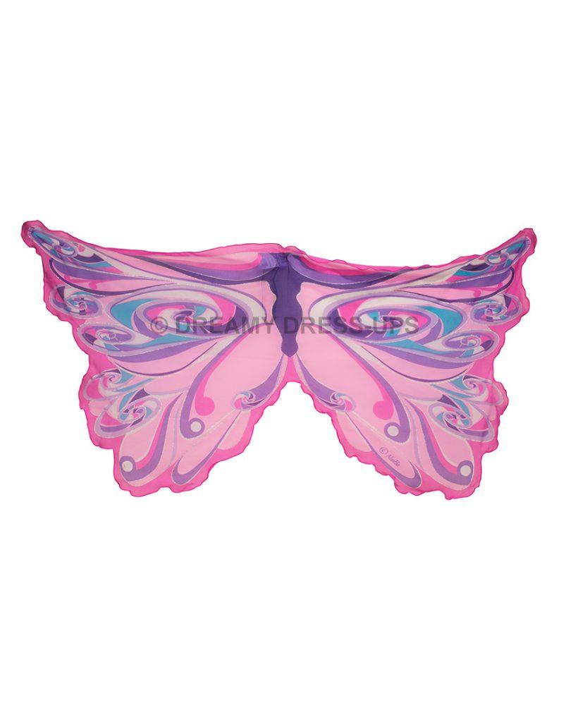 Douglas Wings Fairy Rainbow Pink Wings - Handmade Fabric Wings With Shoulder Straps For Kids Dress-Up & Play (3-7 Years) - View #6