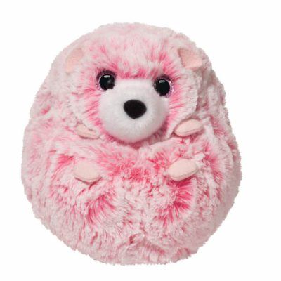 pink hedgehog stuffed animal