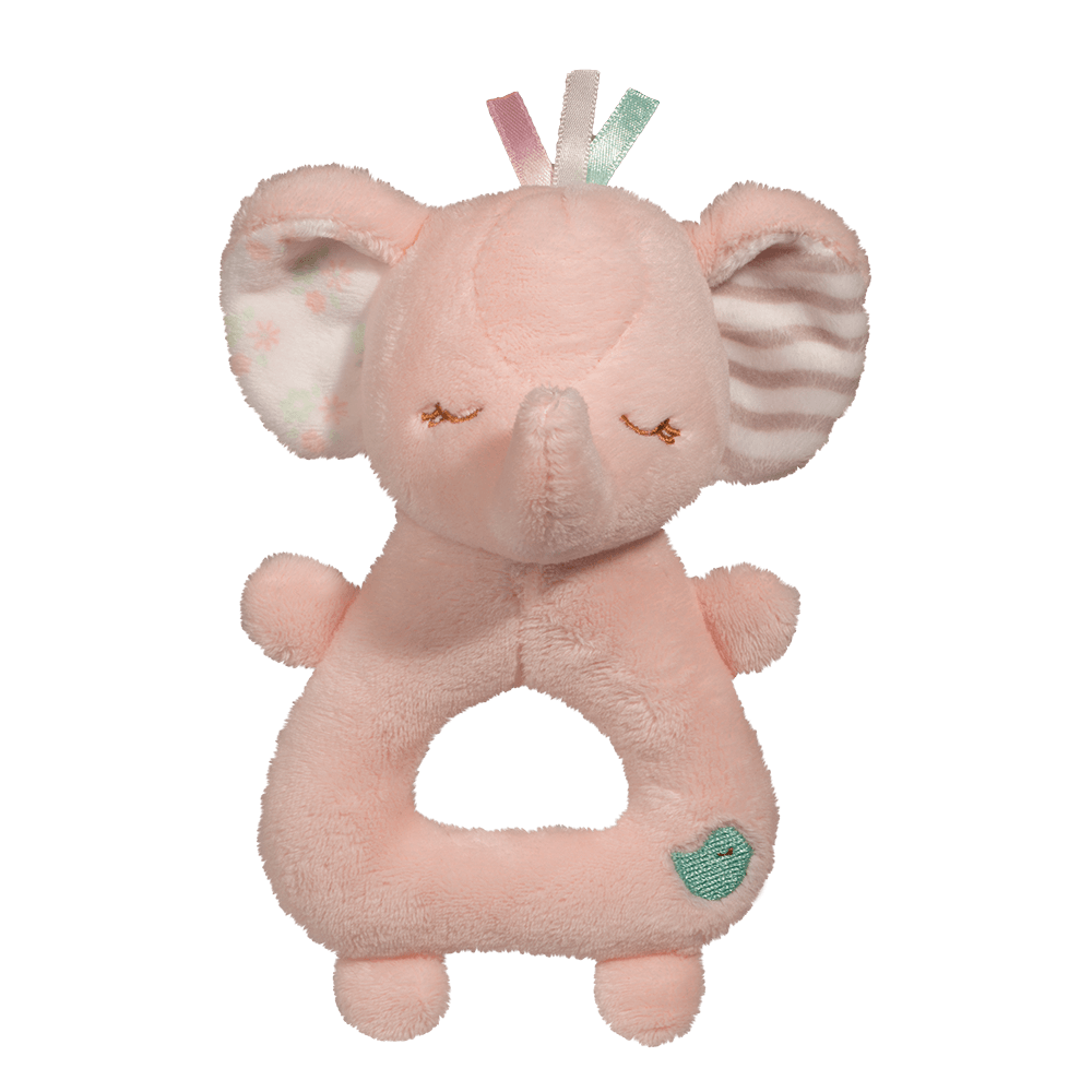 small pink elephant stuffed animal