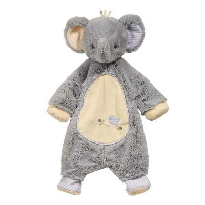grey elephant baby snuggler sshlumpie
