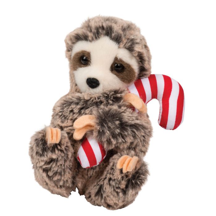 holiday sloth stuffed animal.