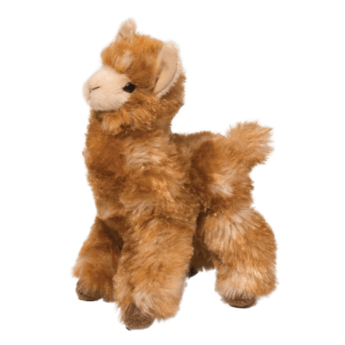 Long haired llama stuffed animal