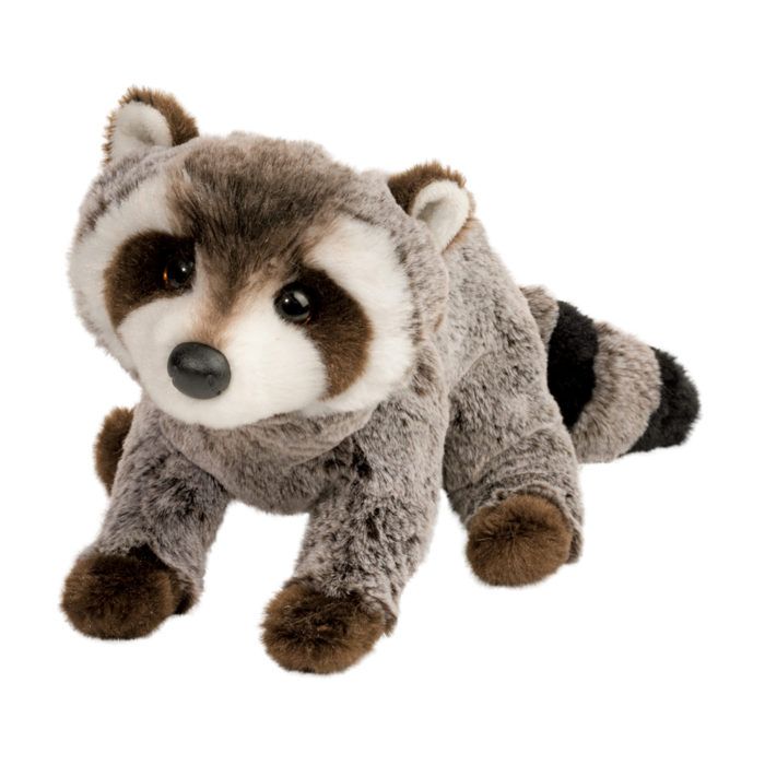 Soft plush raccoon stuffed animal