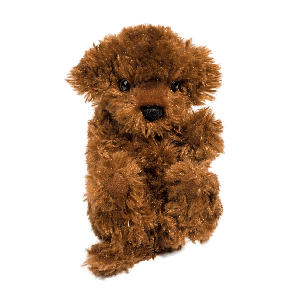 labradoodle stuffed animal brown