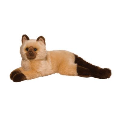 Douglas Rebecca GRAY STRIPED CAT 9" Plush Handful Stuffed Animal Cuddle NEW 