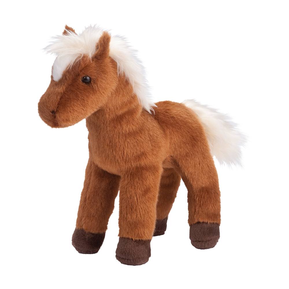 by Douglas Cuddle Toys KENA the Plush CHESTNUT HORSE Stuffed Animal #802 