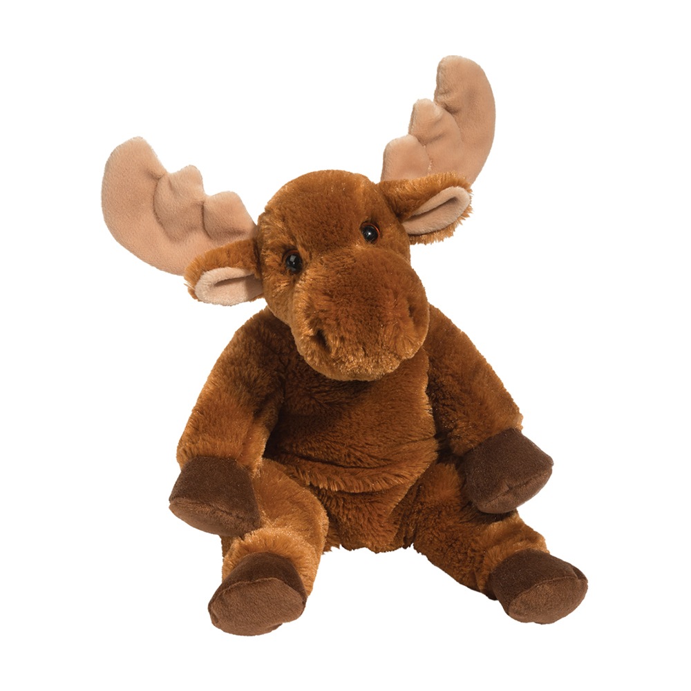 Minty Moose Holiday Pudgie Stuffed Plush Toy Plushie Douglas Cuddle Toys New 