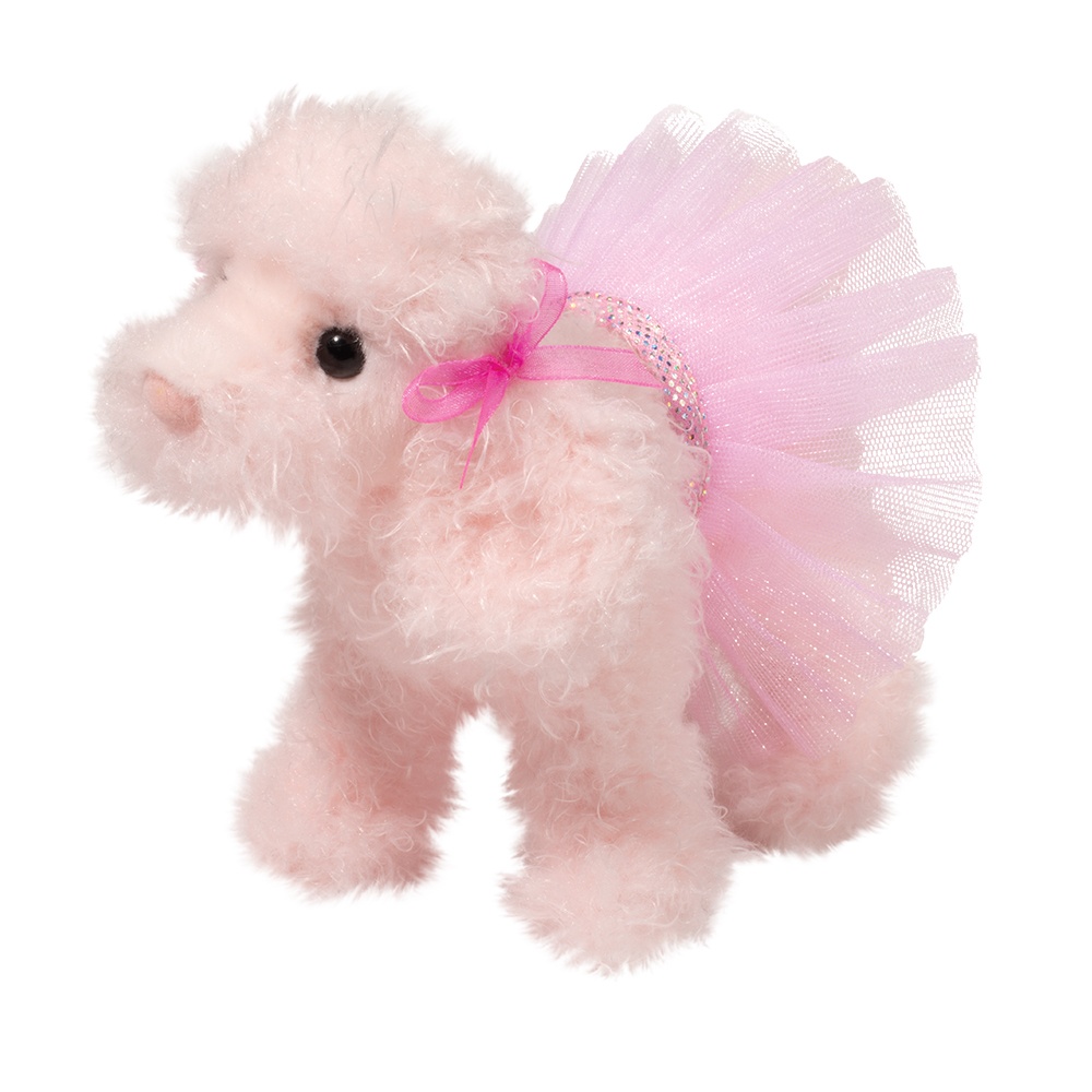 pink stuffed dog