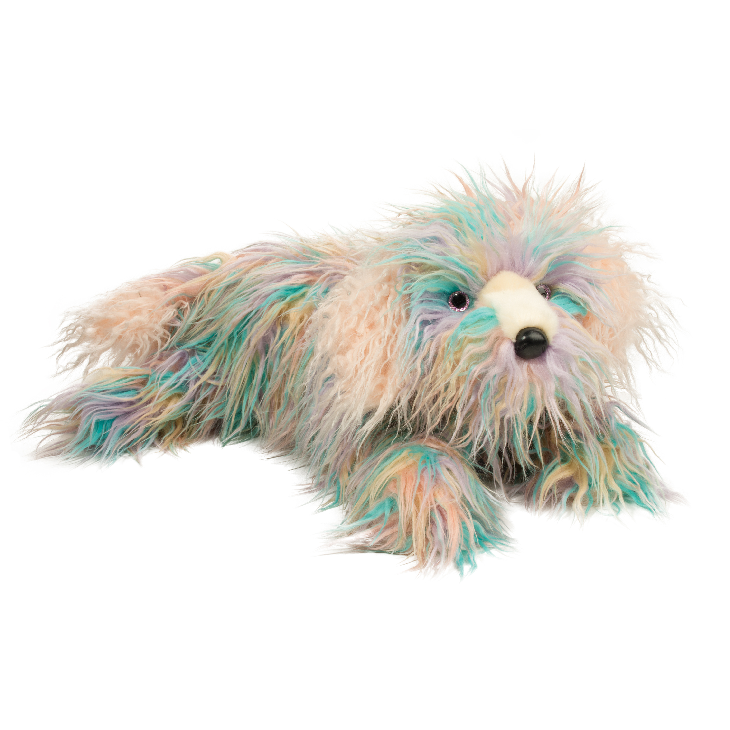 rainbow dog stuffed animal