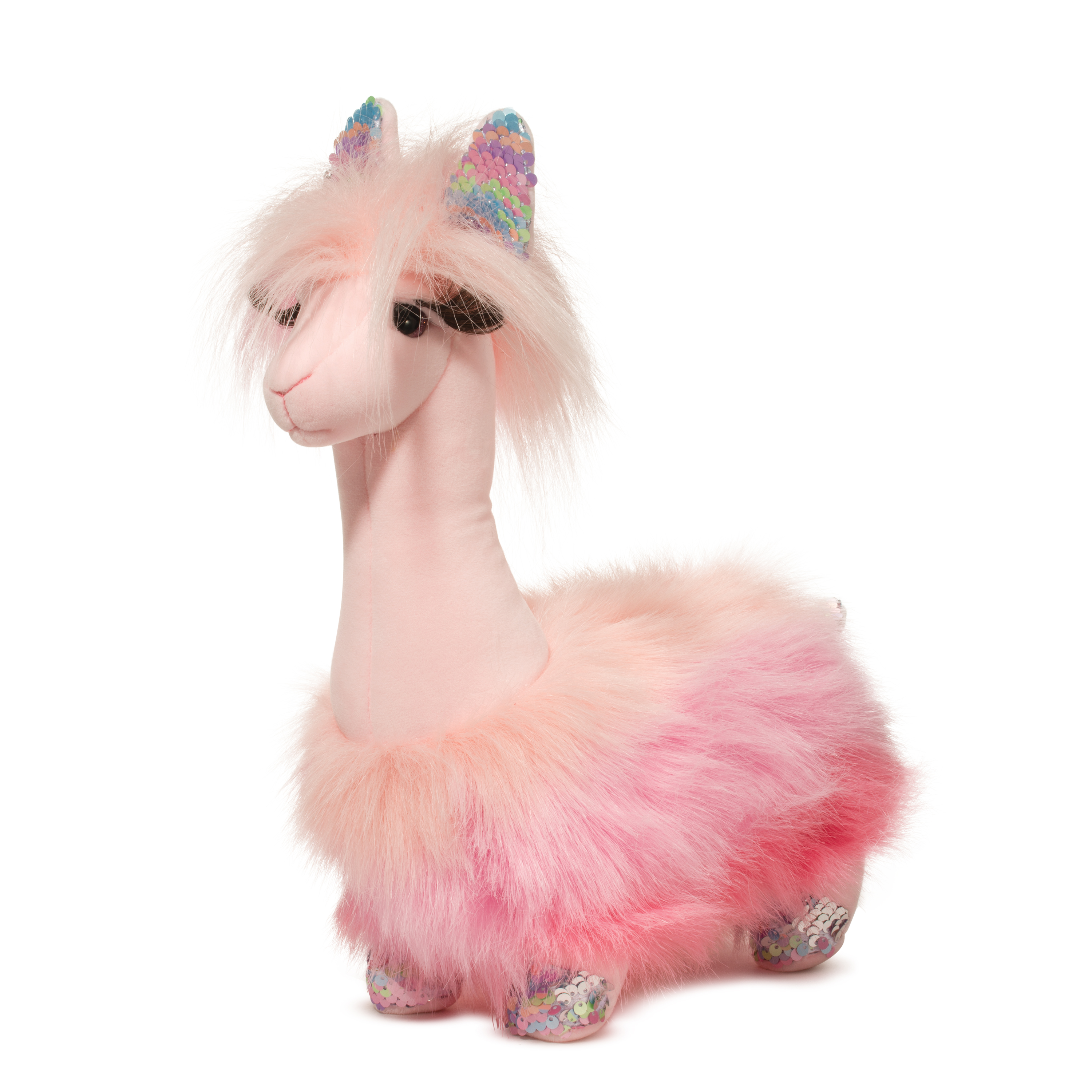 pink stuffed llama