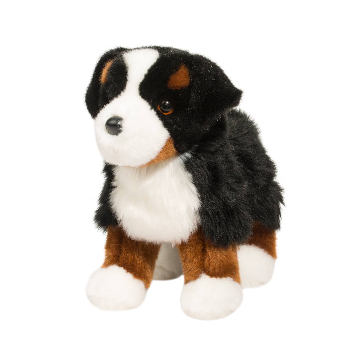 Stevie Douglas 10" long plush BERNESE MOUNTAIN DOG stuffed animal cuddle toy 