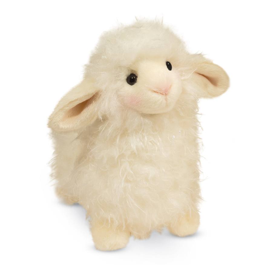 Douglas Toys Lil' Toula Lamb Cuddle Toy Stuffed Animal 6.5" Small 