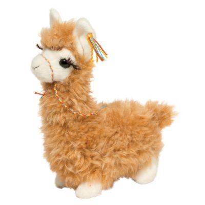 JASPER GOLDEN LLAMA plush Douglas Cuddle Toy 7.5" tall stuffed animal alpaca 