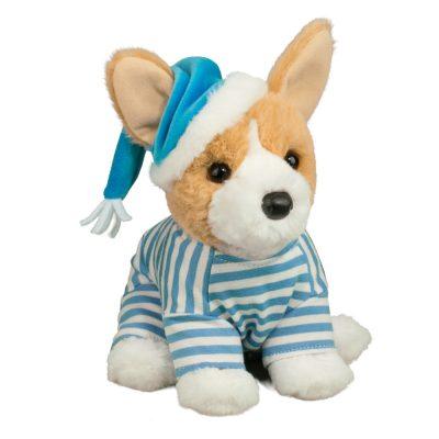 7" Douglas Cuddle Toys Boho Sassy Sak with Corgi Dog Plush Toy 