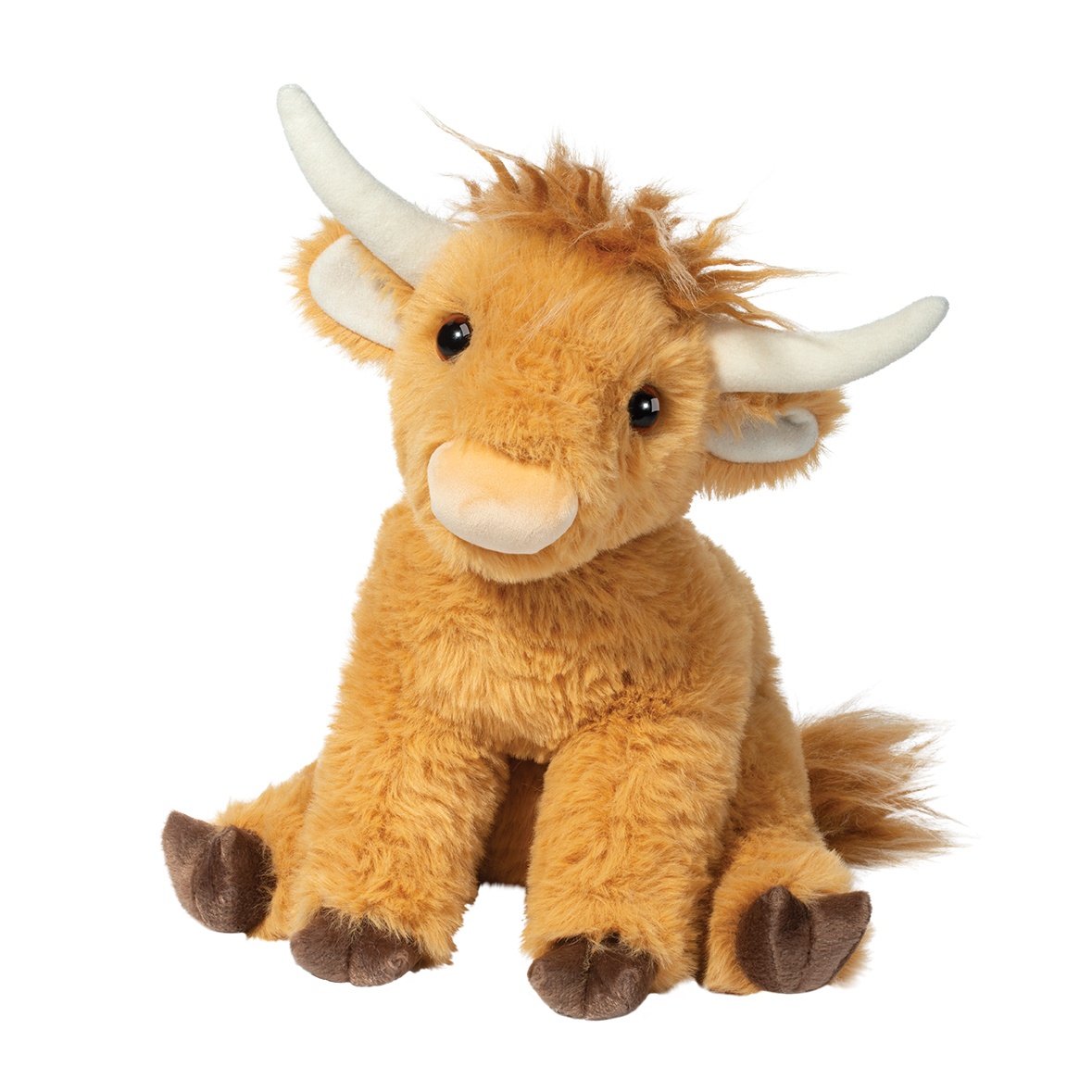Brown Long-Haired Cows Plush Toys
