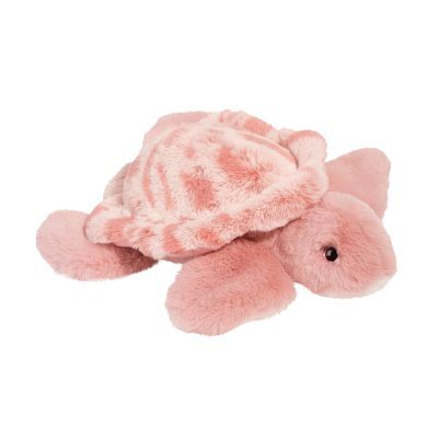 DOUGLAS Cuddle Toys 9" Snappy Pink Turtle Stuffed Animal 4132 NEW 