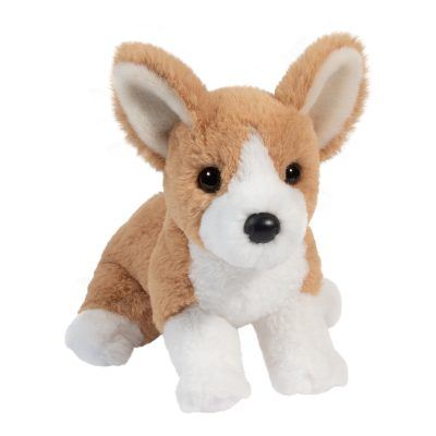 WHISPY Douglas plush 12" long SHELTIE stuffed animal dog cuddle toy shelty 
