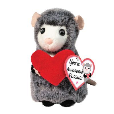 Valentine Possum w/Heart
