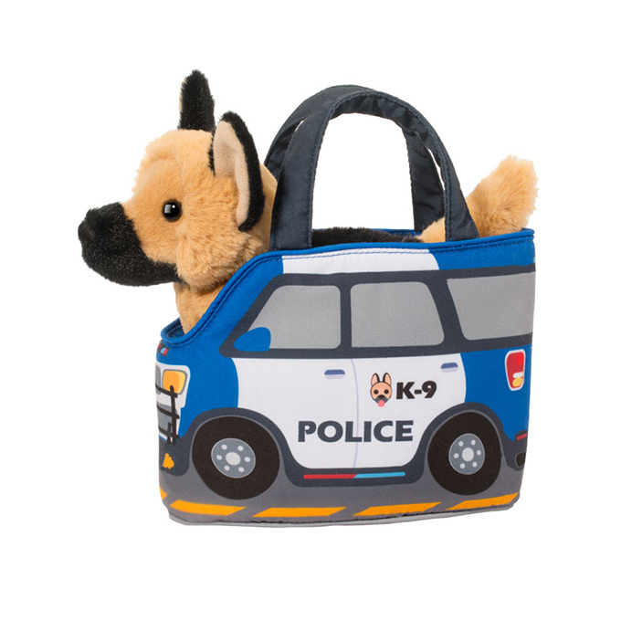 Police Car Pet Sak w/ German Shepard
