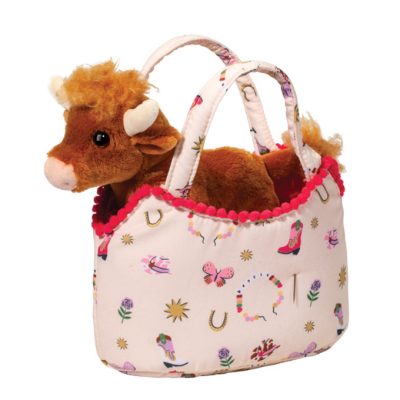 Bestie Westie Sassy Pet Sak w/ Highland Cow