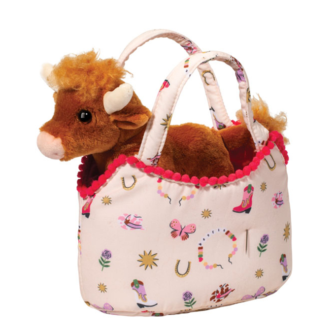 Bestie Westie Sassy Pet Sak w/ Highland Cow