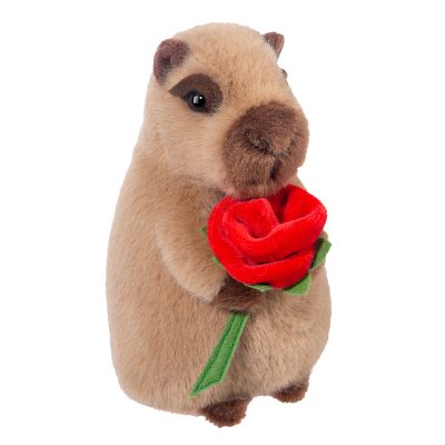 Valentine Capybara w/ Rose